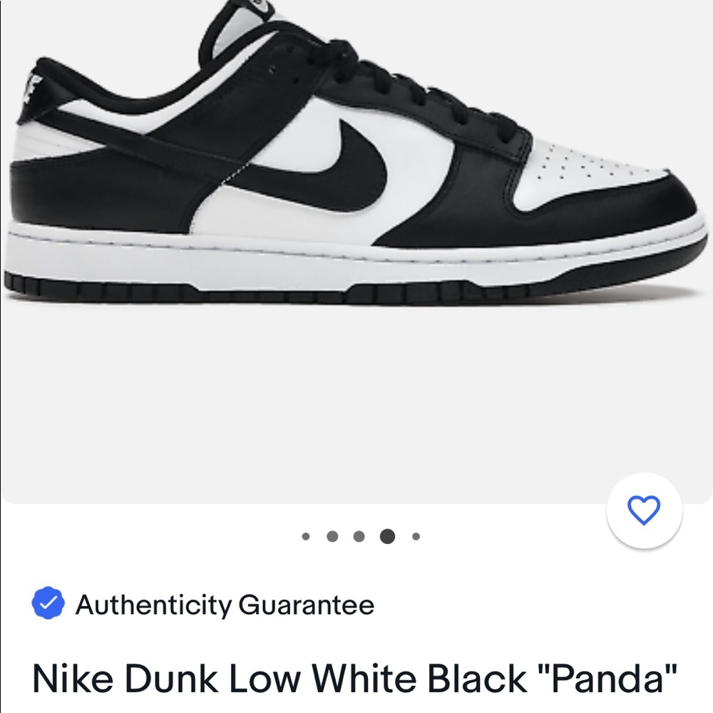 Nike dunk low retro white black panda (2021)